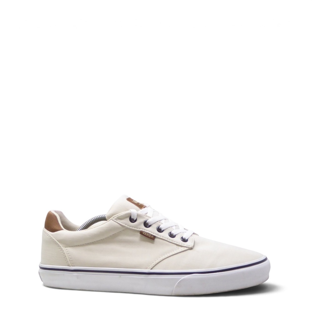Vans Mens Atwood Deluxe Luxe Comfort Sneakers Cream Tan 12